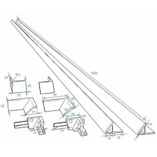 Комплект декоративных планок Excellent PROF-PVC Белый