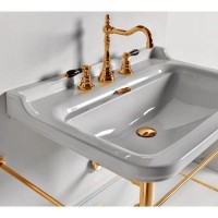 Заглушка для перелива цвета золото Kerasan Waldorf 811391oro