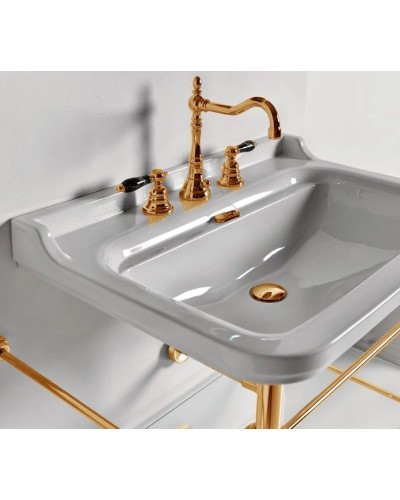 Заглушка для перелива цвета золото Kerasan Waldorf 811391oro