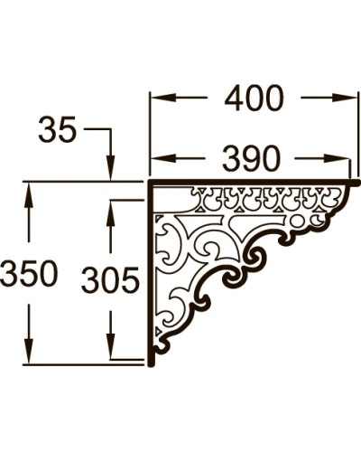 Кронштейны для раковины 2 шт Jacob Delafon Cleo 1889 E26370-STK