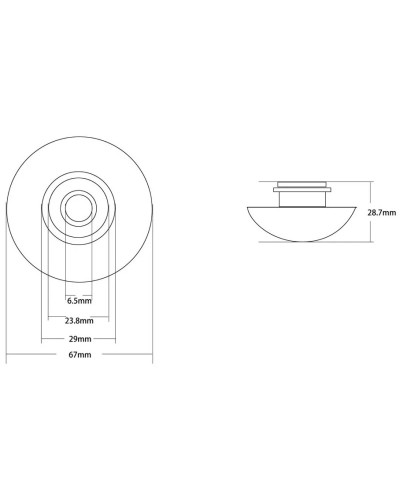Накладка на слив раковины Abber AC0014MMG
