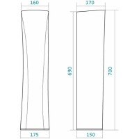 Пьедестал под умывальник Santek 1WH110595