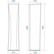 Пьедестал под умывальник Santek 1WH110595