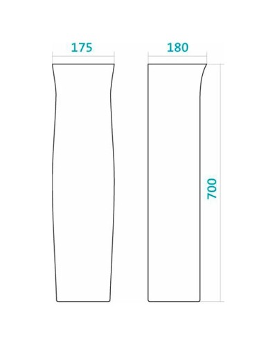Пьедестал под раковину Santek Анимо 1.WH11.0.587