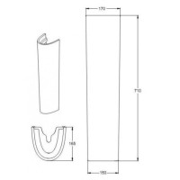 Пьедестал для раковины Ideal Standard Eurovit W311101