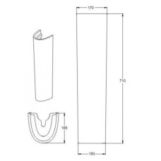 Пьедестал для раковины Ideal Standard Eurovit W311101