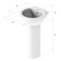 Пьедестал Sanita Luxe Art ARTSLPD01