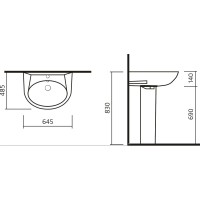 Пьедестал Sanita Luxe Classic CSCSLPD01
