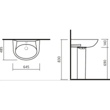 Пьедестал Sanita Luxe Classic CSCSLPD01