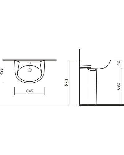 Пьедестал Sanita Luxe Classic CSCSLPD01