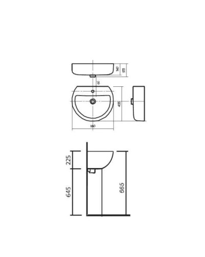 Пьедестал Sanita Luxe Best BSTSLPD01