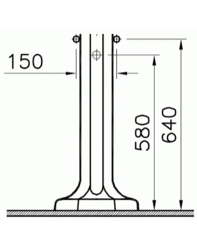 Пьедестал для раковины Vitra Efes 4371B003-0156