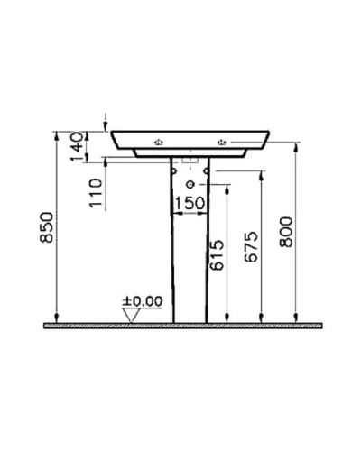 Пьедестал Vitra Metropole 4457B003-0156