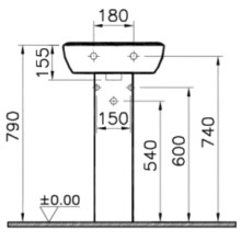 Пьедестал Vitra Zentrum 6408B003-0156