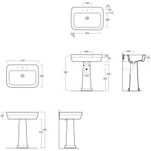 Пьедестал для раковины Simas Evolution EVO03bi