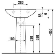 Пьедестал Jika Zeta 8.1939.0.000.000.9