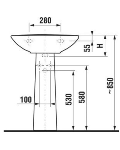 Пьедестал Jika Zeta 8.1939.0.000.000.9