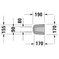 Пьедестал Duravit D-Code 08632700002