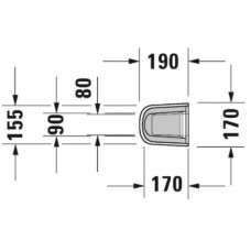 Пьедестал Duravit D-Code 08632700002