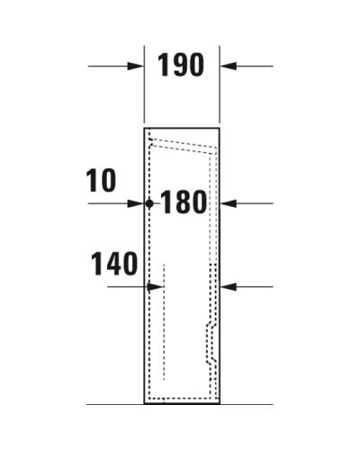 Пьедестал Duravit D-Code 08632700002
