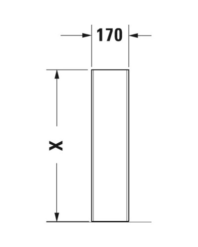 Пьедестал Duravit D-Code 08632700002