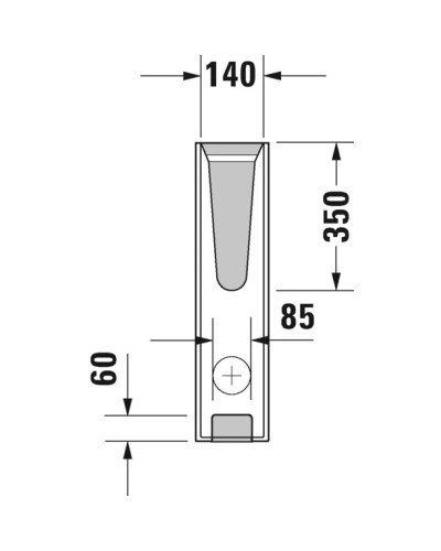 Пьедестал Duravit D-Code 08632700002