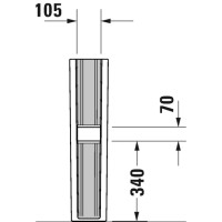 Пьедестал Duravit DuraStyle 0858290000