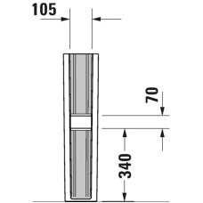 Пьедестал Duravit DuraStyle 0858290000