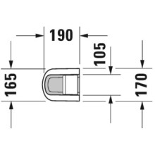 Пьедестал Duravit DuraStyle 0858290000