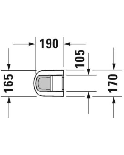 Пьедестал Duravit DuraStyle 0858290000