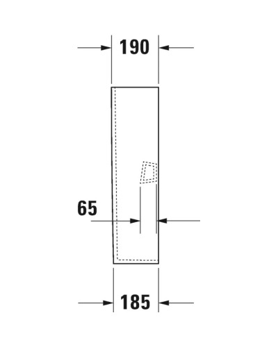 Пьедестал Duravit DuraStyle 0858290000