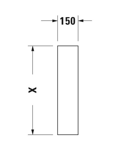 Пьедестал Duravit Starck 3 0865160000