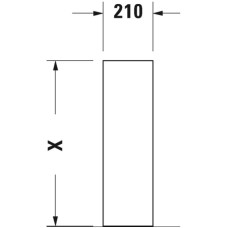 Пьедестал Duravit Starck 3 0865160000