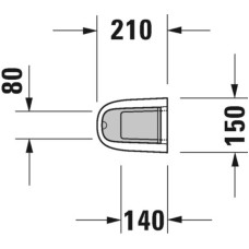 Пьедестал Duravit Starck 3 0865160000