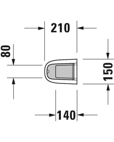 Пьедестал Duravit Starck 3 0865160000