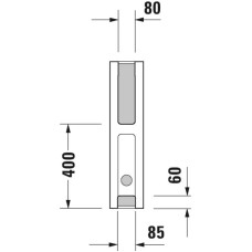 Пьедестал Duravit Starck 3 0865160000