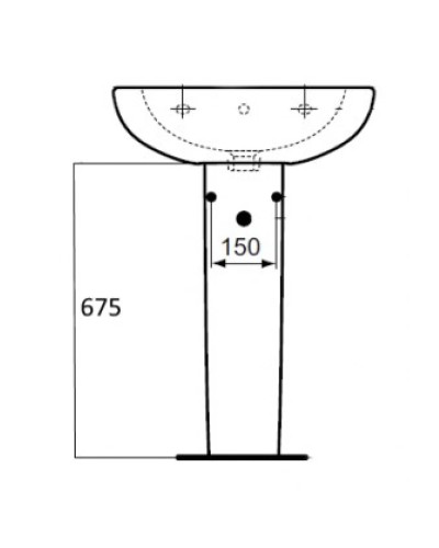 Пьедестал Ideal Standard Tesi T033501