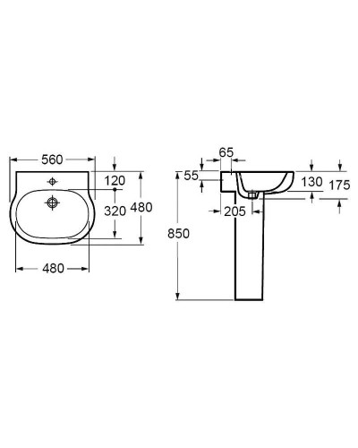 Пьедестал BelBagno Caprese BB1010Р Белый