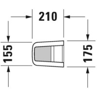 Пьедестал Duravit ME by Starck 0858390000