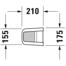 Пьедестал Duravit ME by Starck 0858390000