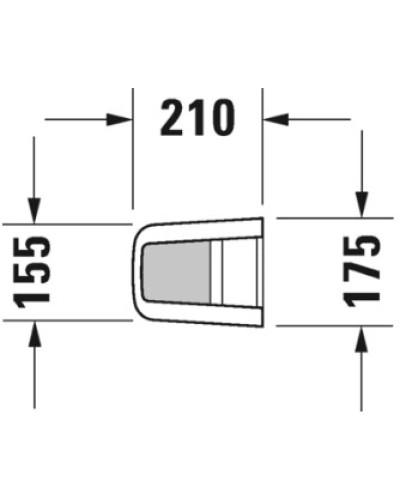 Пьедестал Duravit ME by Starck 0858390000