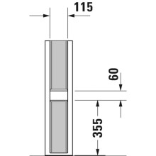 Пьедестал Duravit ME by Starck 0858390000
