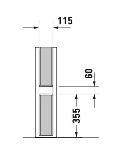 Пьедестал Duravit ME by Starck 0858390000