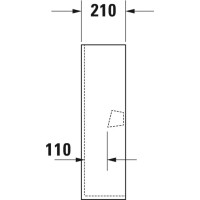 Пьедестал Duravit ME by Starck 0858390000