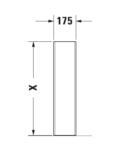 Пьедестал Duravit ME by Starck 0858390000