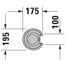 Пьедестал Duravit Starck 2 0858330000