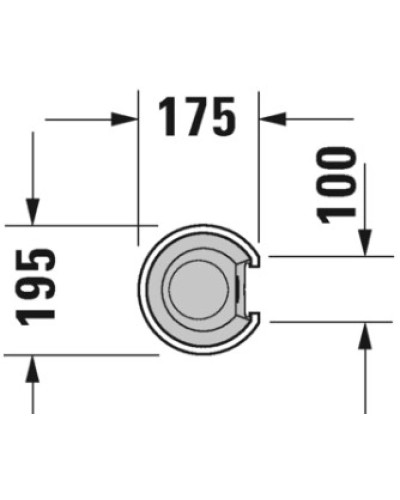 Пьедестал Duravit Starck 2 0858330000