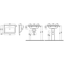 Пьедестал для раковины Hatria Erika Pro YXHE01