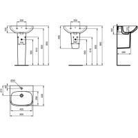 Пьедестал для раковины Ideal Standard I.Life A T471201