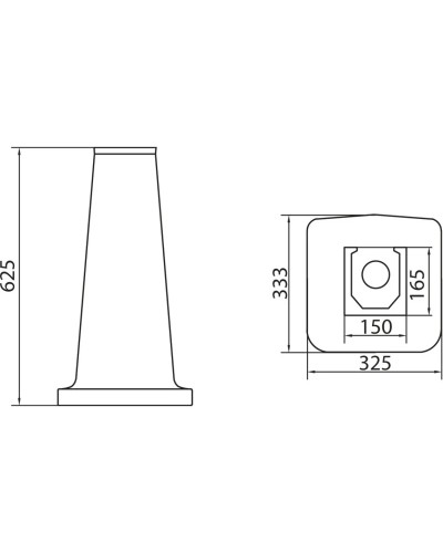 Пьедестал для раковины BelBagno Boheme BB115P